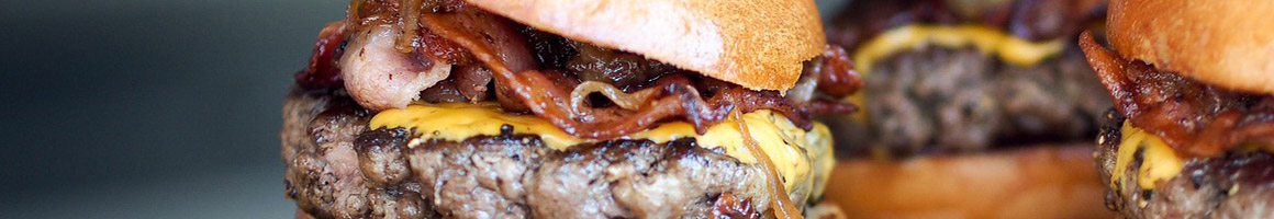 Eating Burger at McHugh's restaurant in Mattoon, IL.